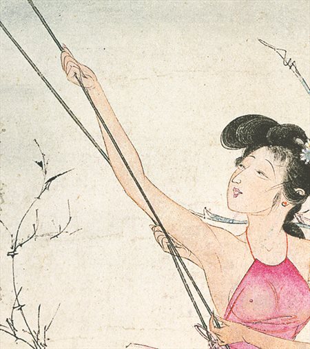 江陵-胡也佛的仕女画和最知名的金瓶梅秘戏图